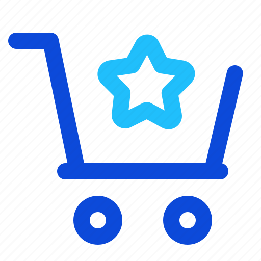 Shopping, cart, star, starred icon - Download on Iconfinder