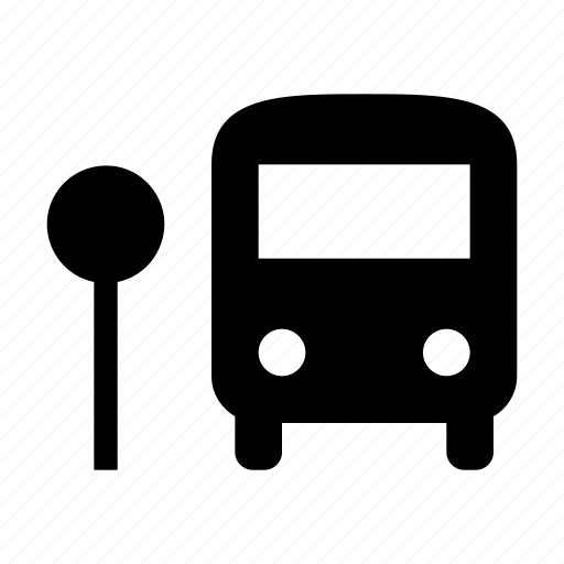 Automobile, bus, car, stop, transportation, vehicle icon - Download on Iconfinder