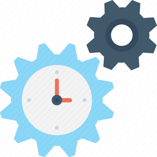 Cog, deadline, schedule, time, time management icon - Download on Iconfinder
