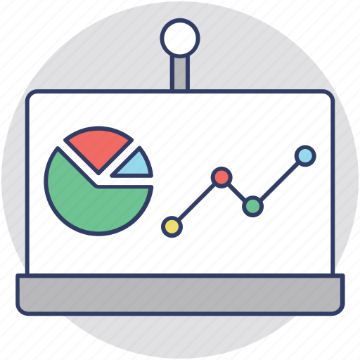 Business analysis, business graph, flipchart, presentation, statistics icon - Download on Iconfinder