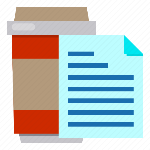 Coffee, file, paper, takeaway icon - Download on Iconfinder
