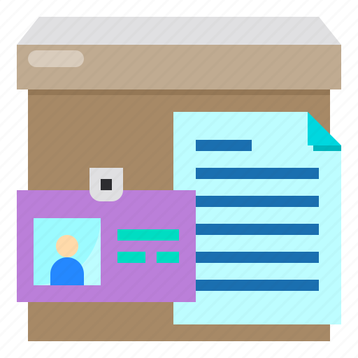 Box, card, file, id, paper icon - Download on Iconfinder
