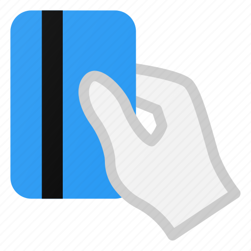 Banck, card, hand, hold, pay, payment icon - Download on Iconfinder
