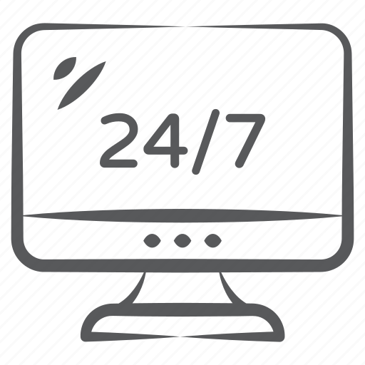 24/7 help, 24/7 hr support, 24/7 services, customer service, customer support icon - Download on Iconfinder
