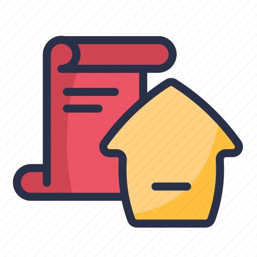 House, business, estate, property, certificate icon - Download on Iconfinder