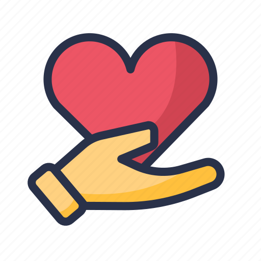 Love, hand, gift, heart icon - Download on Iconfinder