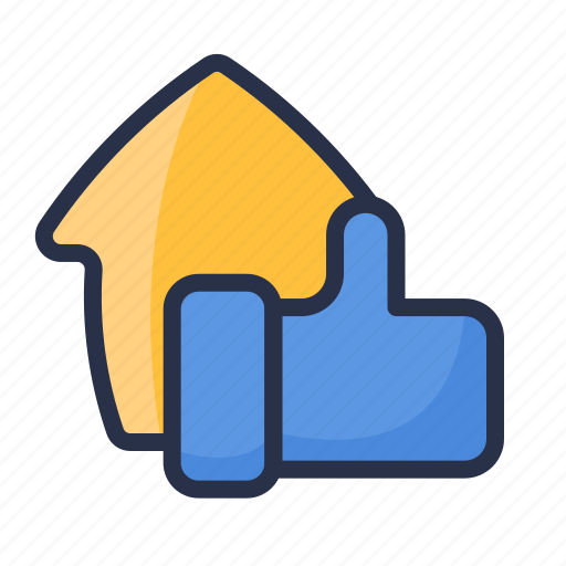 Like, hand, business, estate, property icon - Download on Iconfinder