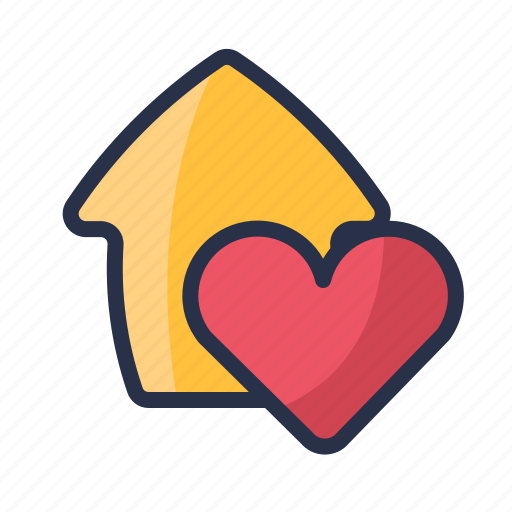 Home, business, heart, property, love icon - Download on Iconfinder