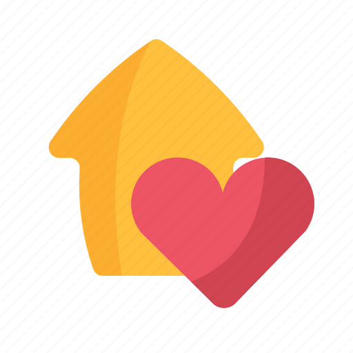 Home, business, heart, property, love icon - Download on Iconfinder