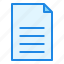 sheet, format, busines, page, document, file, paper 