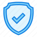 checkmark, security, safety, protect, protection, data, shield