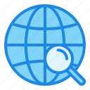search, magnifying, world, find, internet, magnifier, globe