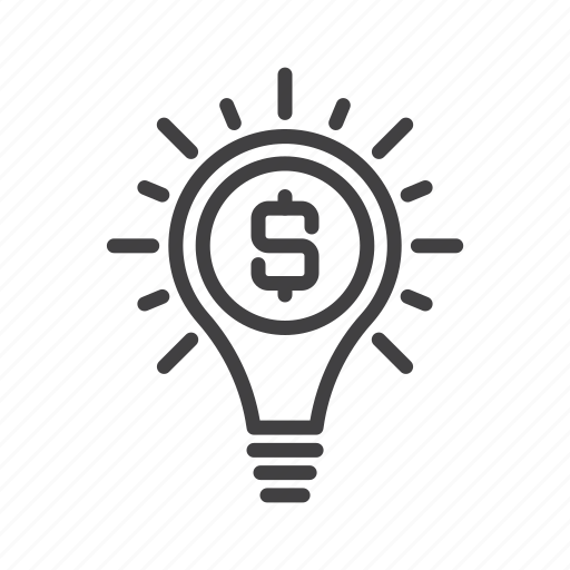 Business, bulb, idea, lamp, dollar, money icon - Download on Iconfinder