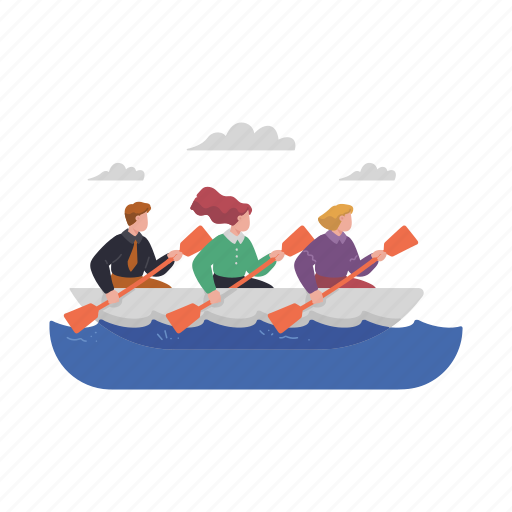 Workflow, business, teamwork, team, working, together, management illustration - Download on Iconfinder