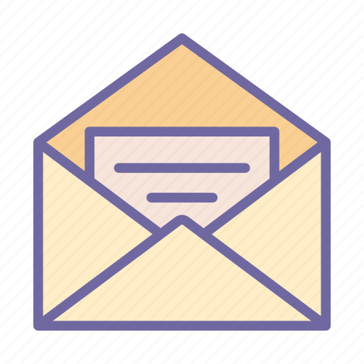Business, office, envelope, message, letter, open icon - Download on Iconfinder