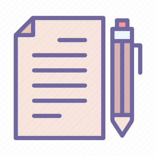 Pen, document, business, office, education icon - Download on Iconfinder