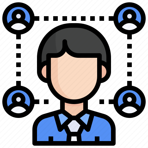 Outsource, management, work, businessman, team, technology icon - Download on Iconfinder