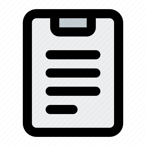 Clipboard, note, board, document, checklist, questionnaire, task icon - Download on Iconfinder