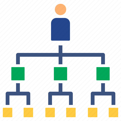 Executive, manager, company, hierarchy, family, leader, tree diagram icon - Download on Iconfinder