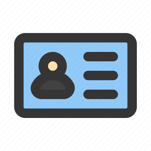 Employee, id, card, identity, identification, pass, user icon - Download on Iconfinder