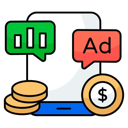Mobile ad, mobile advertising, online ad, digital ad, mobile app icon - Download on Iconfinder