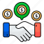 financial deal, contract, agreement, handshake, handclasp 