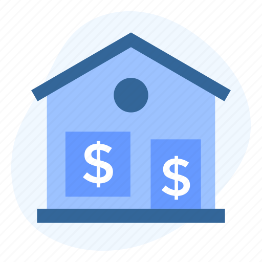 House, loan, bank, building, real estate, asset, business icon - Download on Iconfinder