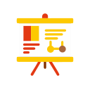 a, presentation, screen, for, business, meetings, or, pit