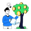 dollar, tree, money, growth, financial, investment