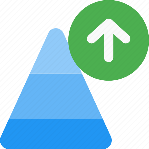Pyramid, business, direction, arrow icon - Download on Iconfinder