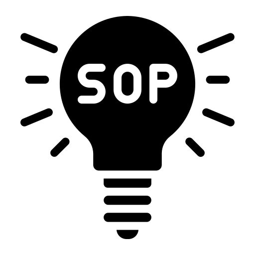Lightbulb, idea, illumination, light, procedure, regulation, sop icon - Download on Iconfinder
