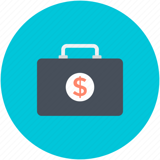 Briefcase, cash bag, currency bag, dollar bag, finance, money bag icon - Download on Iconfinder