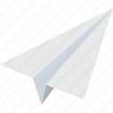 mail, message, origami, paper plane, send