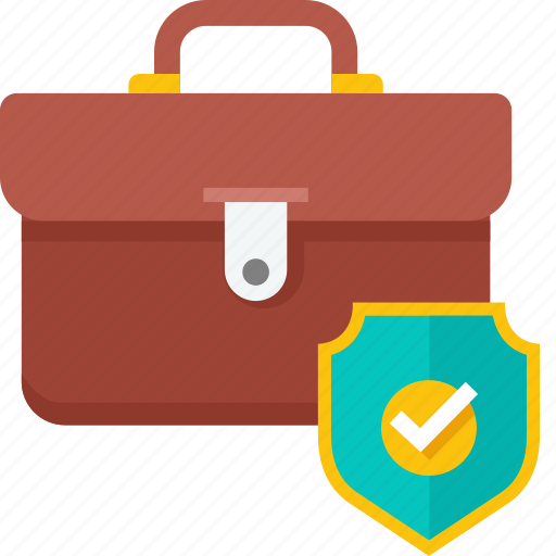 Bag, briefcase, business, finance, protection, security icon - Download on Iconfinder
