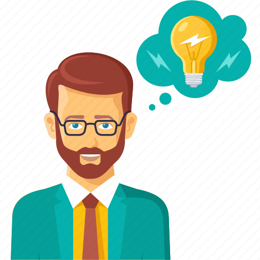 Brainstorm, bulb, business, businessman, creative, idea, innovation icon - Download on Iconfinder