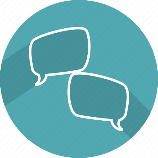 Bubble, chat, communication, conversation, dialogue, round, speach icon - Download on Iconfinder