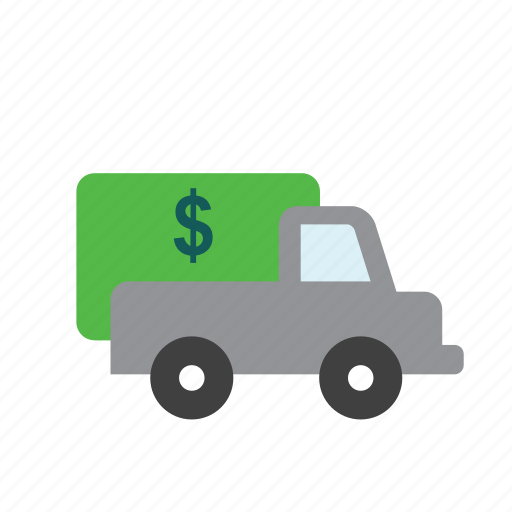 Business, finance, bank, dollar, money, transport, truck icon - Download on Iconfinder