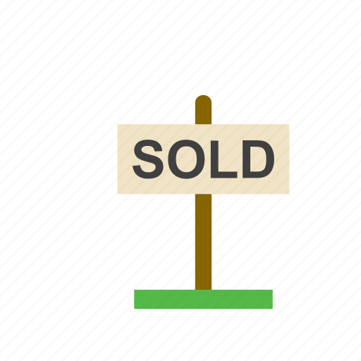 Business, real estate, sign, sold icon - Download on Iconfinder