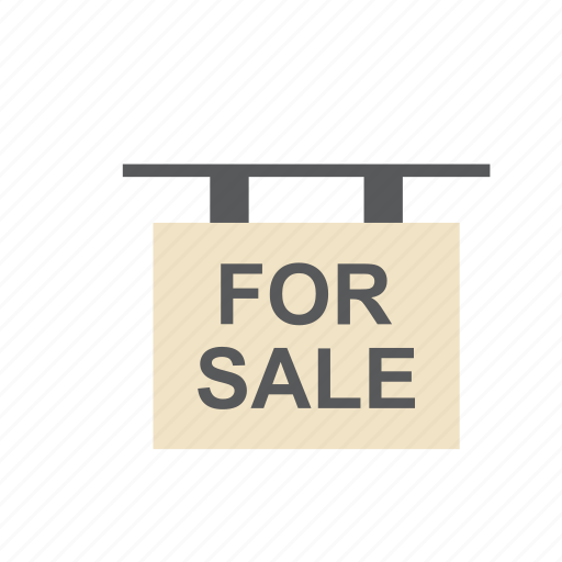Business, for sale, real estate, sign, house icon - Download on Iconfinder