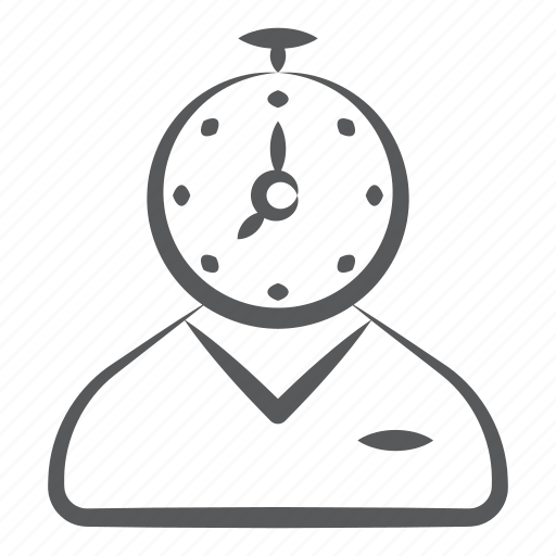 Efficient employee, efficient person, punctual employee, punctual worker, punctuality icon - Download on Iconfinder