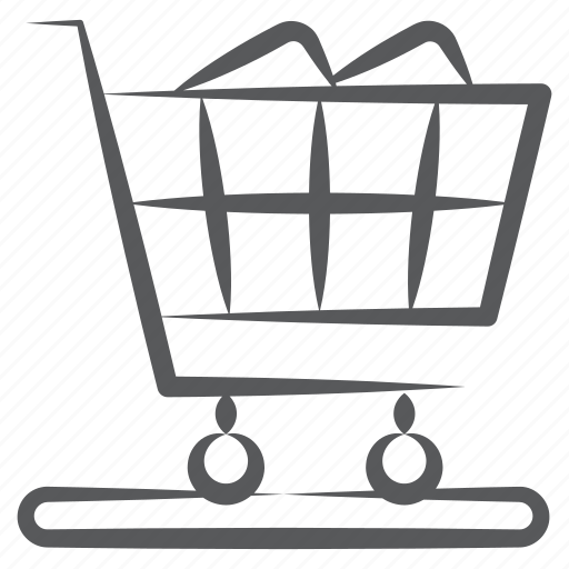 Handcart, luggage cart, pushcart, shopping cart, shopping trolley icon - Download on Iconfinder
