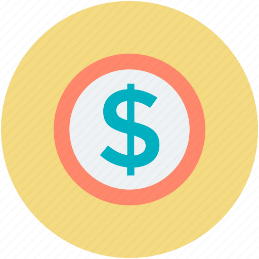 Cash, currency coin, dollar, dollar coin, money icon - Download on Iconfinder