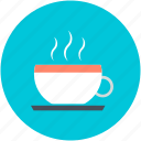 cup with saucer, hot coffee, hot drink, hot tea, teacup 