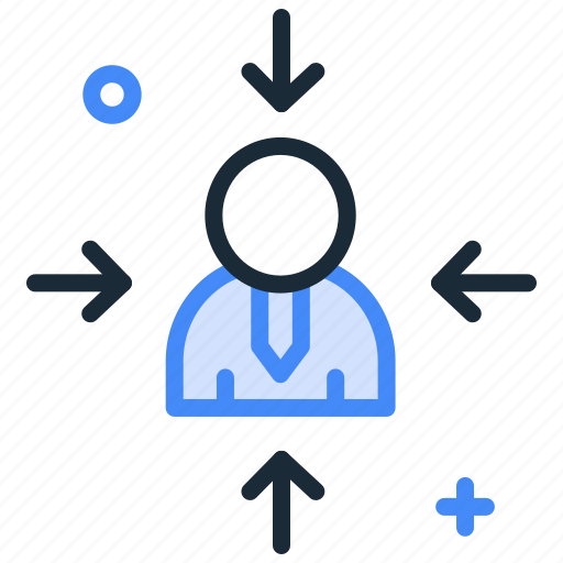 Businessman, employee, focus, goal, marketing, startegy icon - Download on Iconfinder
