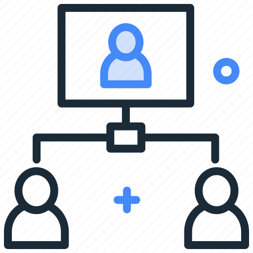 Call, chat, communication, management, virtual presence, webinar icon - Download on Iconfinder