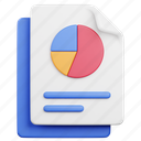 document, file, data, report, pie chart, chart, business 