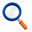 magniflying, glass, search, lens, tool, zoom, look 