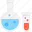 experiment, flask, lab flask, research, test tube 