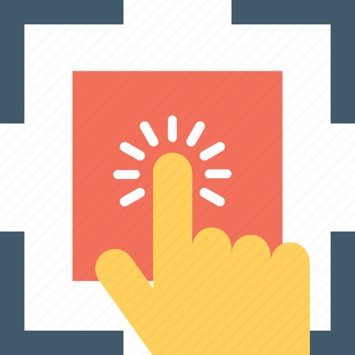 Biometric, gesture, scanning, tap finger, touch screen icon - Download on Iconfinder