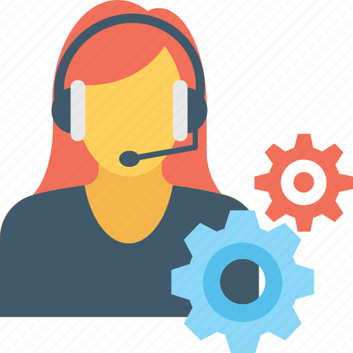 Cog, customer service, customer support, support, technical support icon - Download on Iconfinder